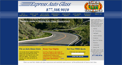 Desktop Screenshot of expressautoglass.biz